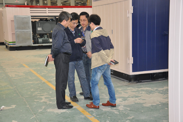 黑龍江奧德燃?xì)鈦砦錆h齊達(dá)康公司考察